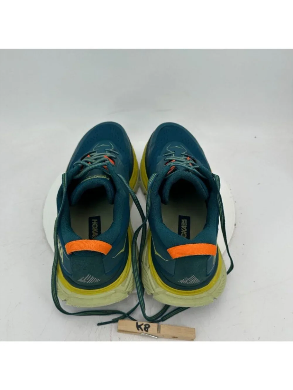 Hoka One One Stinson ATR 6 Men Size 12 1110506 BCBT Blue Coral Butterfly Shoes